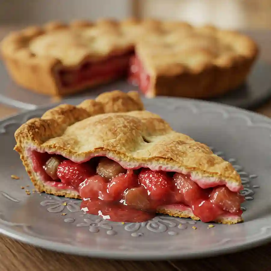 strawberry rhubarb pie