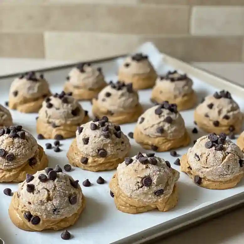 Greek Yogurt Peanut Butter Bites With Chocolate Chips
