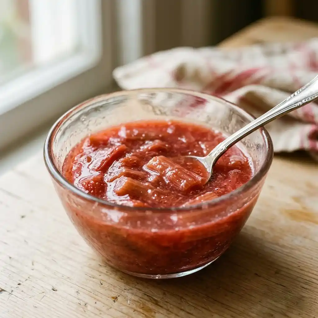 Rhubarb Sauce For Ice Cream