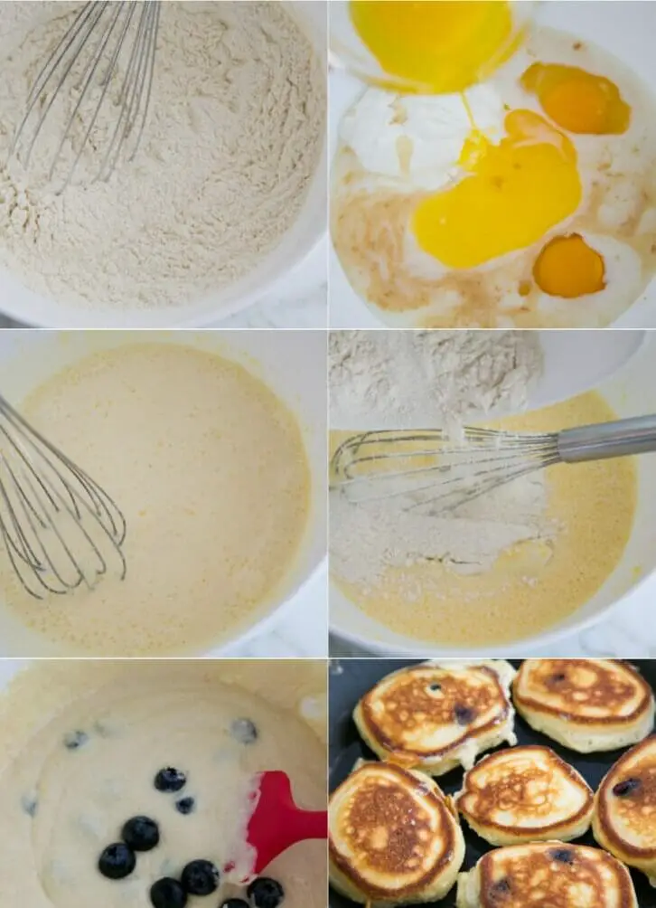 healthy blueberry pancakes recipe