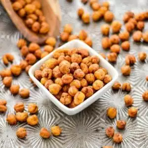 recipe for roasted chickpeas snack