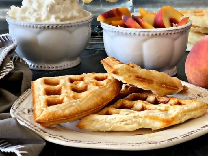 puff pastry waffles