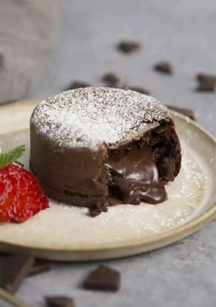 Chocolate lava cake recipe without cocoa powder