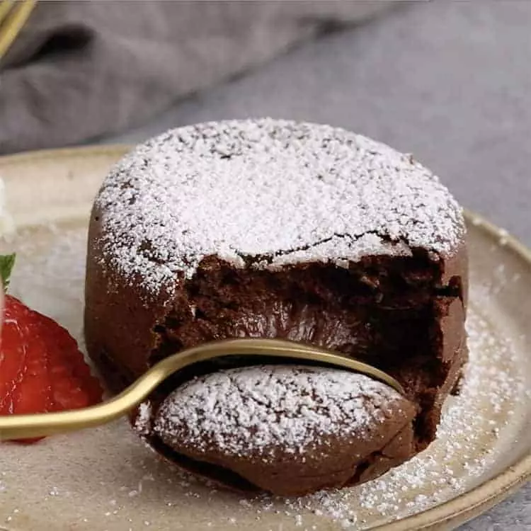microwave lava cake without cocoa powder