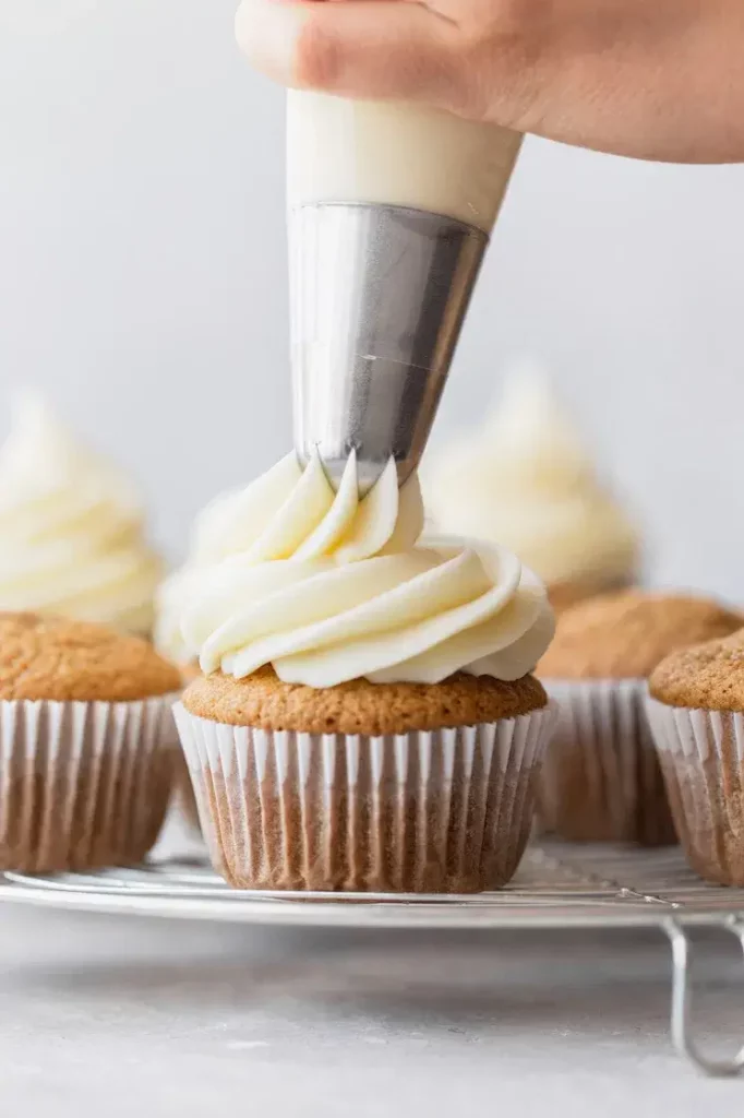 cream cheese frosting with melted butter