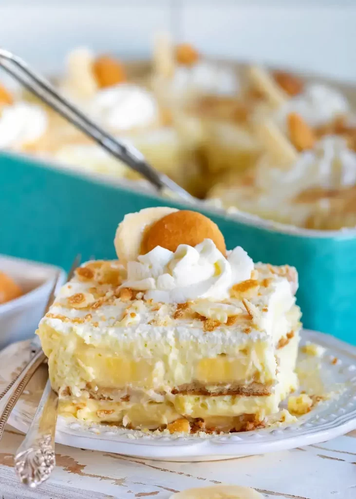 banana pudding with condensed milk and cream cheese
