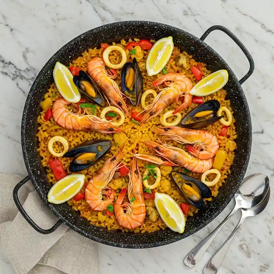 Authentic Spanish Seafood Paella Recipe
