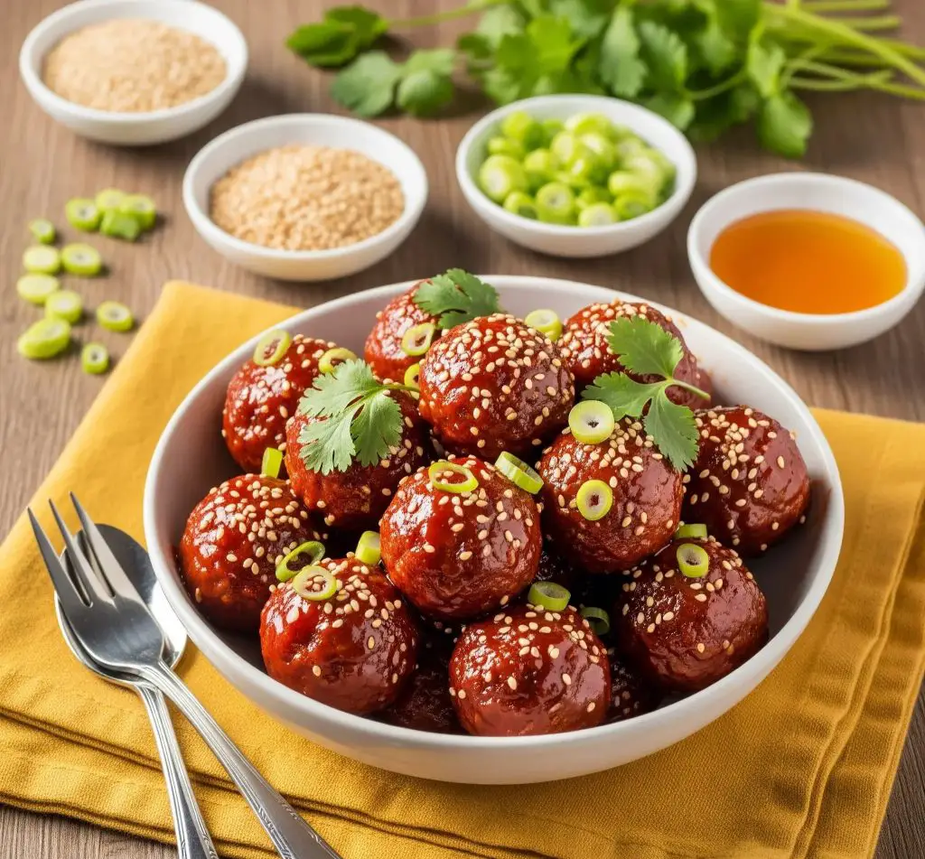 Honey Sriracha Meatballs