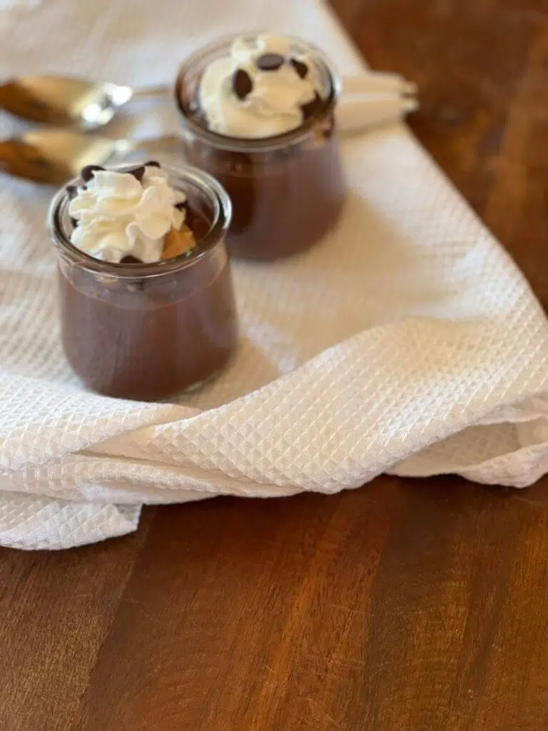 Instant Chocolate Pudding With Peanut Butter