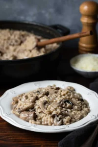 Creamy Mushroom Risotto Without Wine