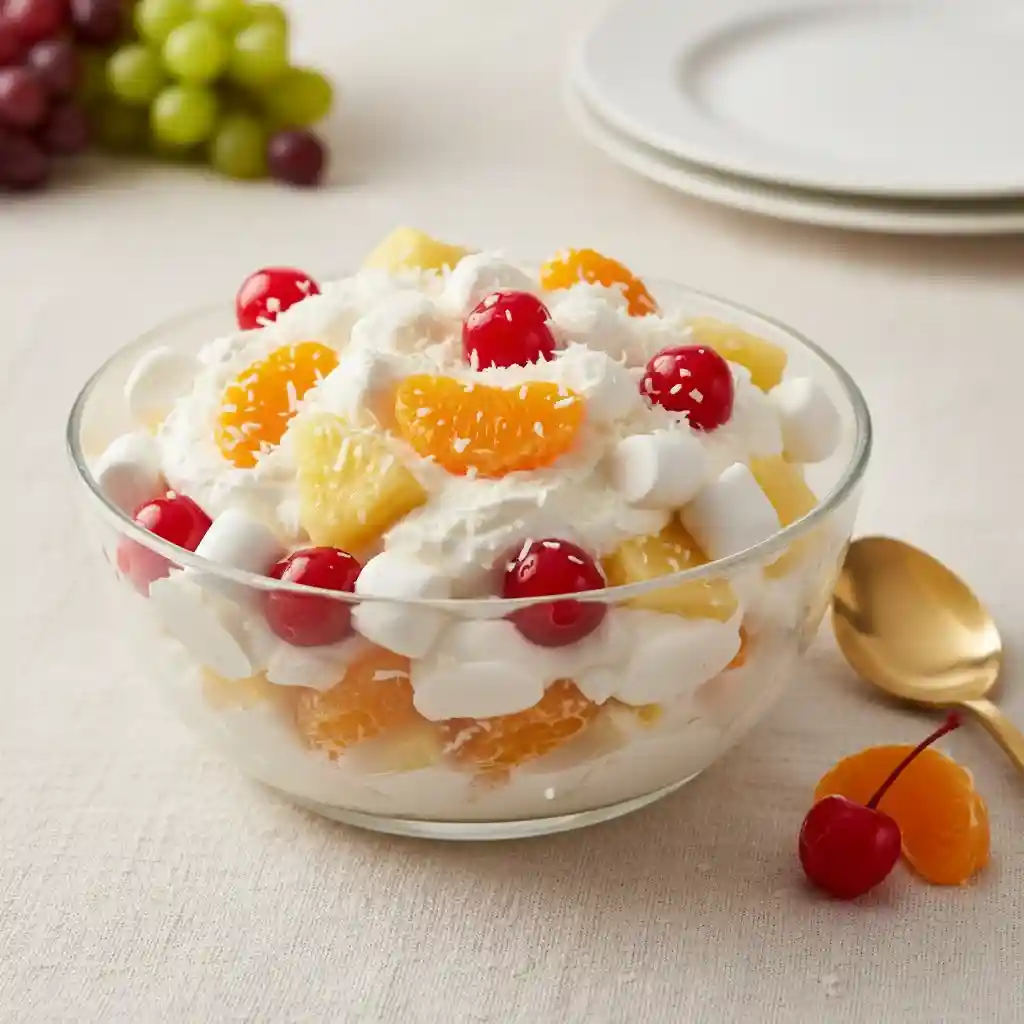 Ambrosia Salad With Fruit Cocktail