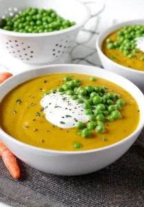 Carrot And Pea Soup