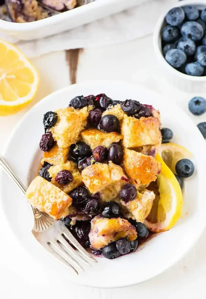 Overnight Blueberry French Toast Without Cream Cheese