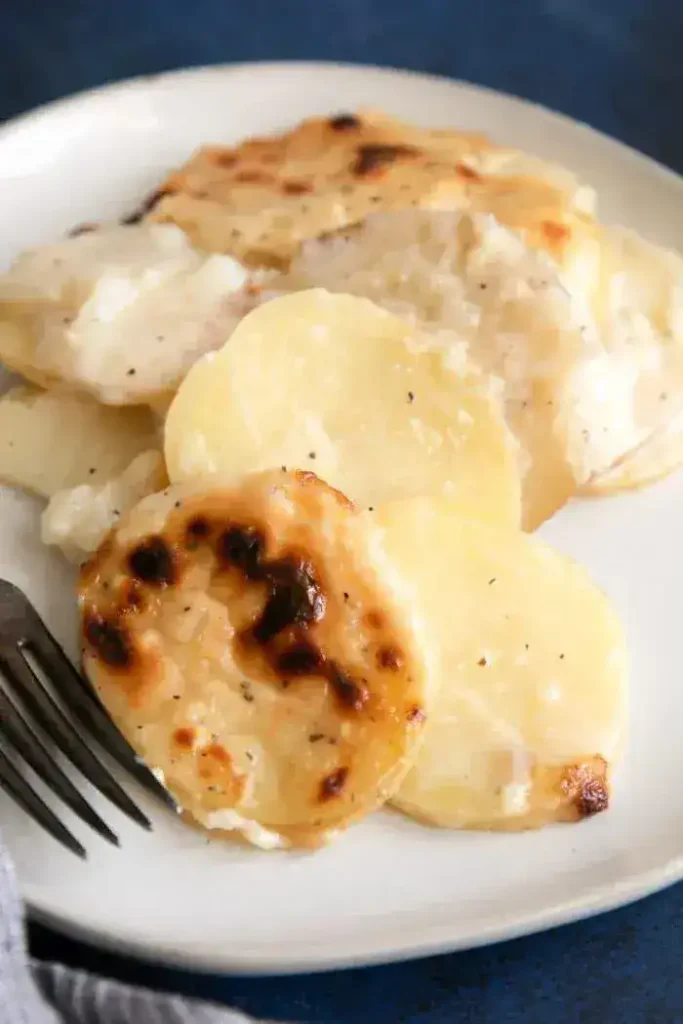 Scalloped Potatoes With Heavy Cream And Onions