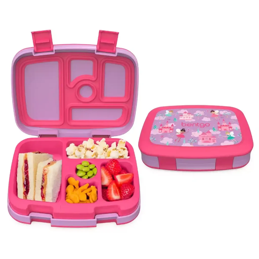 Bentgo® Kids Prints Leak-Proof, 5-Compartment Bento-Style Kids Lunch Box