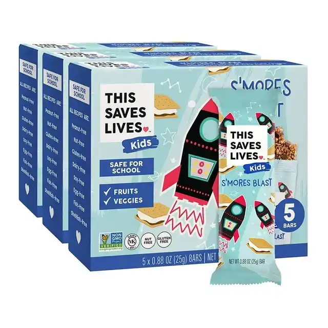 This Saves Lives Kids' Nut-Free Snack Bars