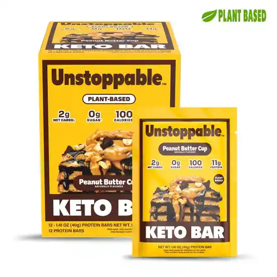 UNSTOPPABLE Zero Sugar Keto Protein Bars