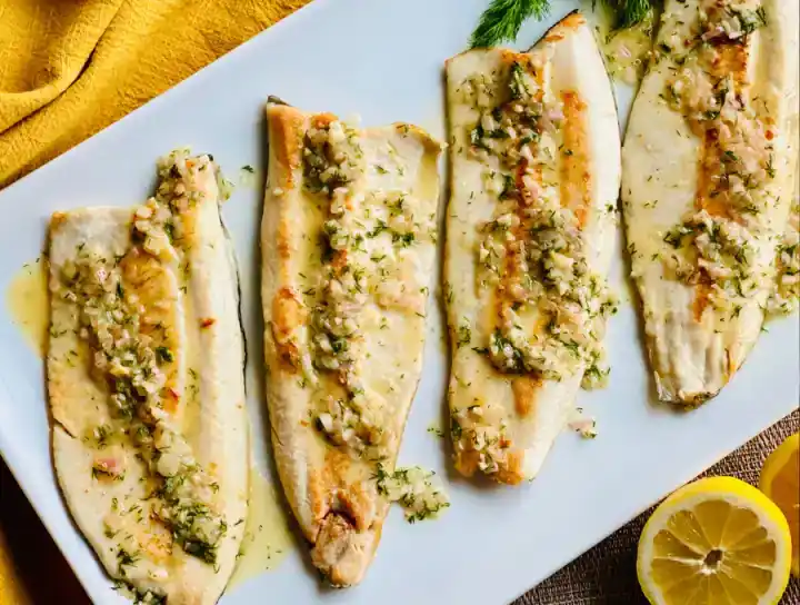 Lemon Dill Baked Trout