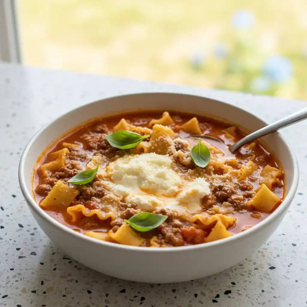 lasagna soup