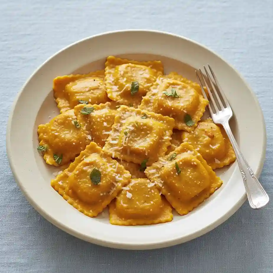 pumpkin ravioli