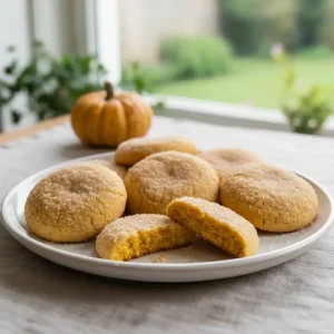 pumpkin sugar cookies