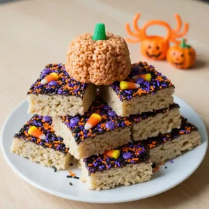 Halloween Rice Krispie treats