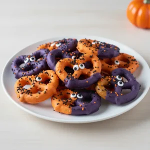 Halloween pretzels