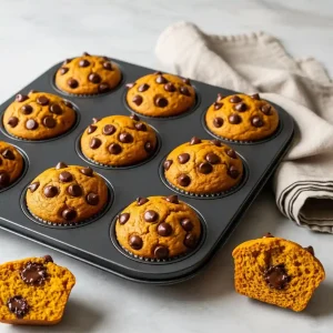 Pumpkin Chocolate Chip Muffins