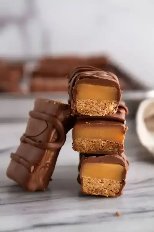 Homemade Twix Bars