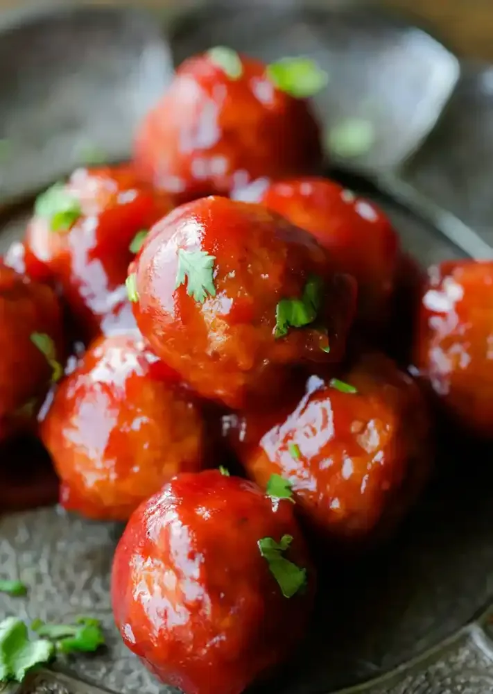Crock Pot Cranberry Meatballs