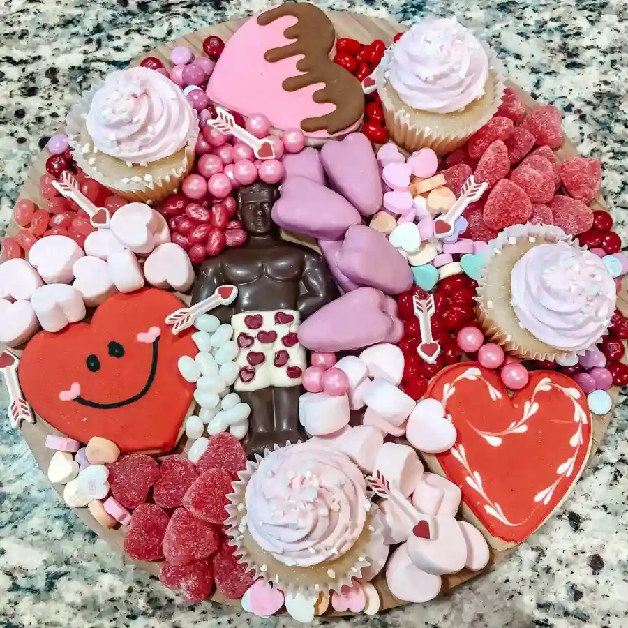 Galentines Day Dessert Charcuterie Board