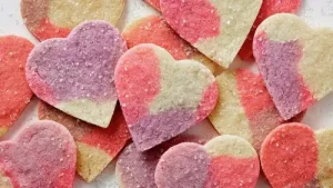 Marble Heart Sugar Cookies