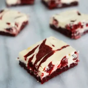 Red Velvet Cheesecake Brownies