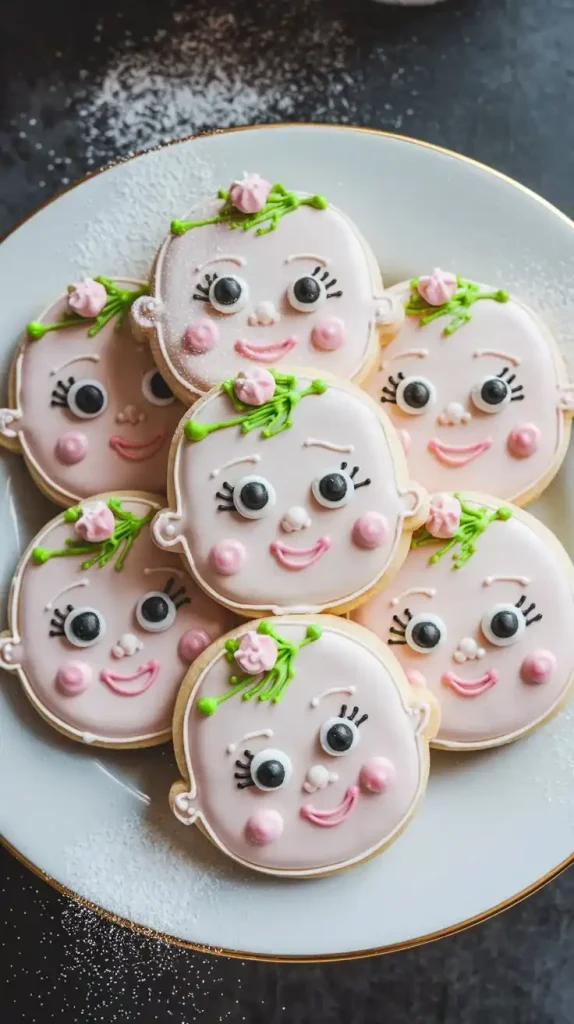 baby face cookies