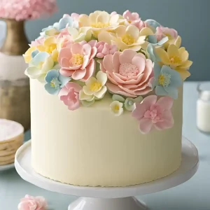 Baby In Bloom Cake