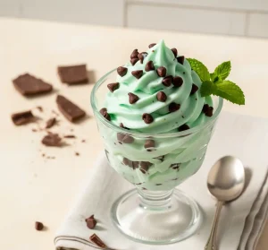 Mint Chocolate Chip Frozen Yogurt