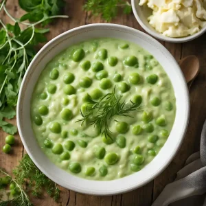 creamed peas