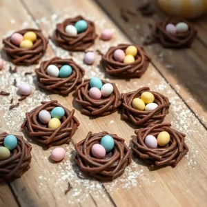 Easter Birds Nest Cookies