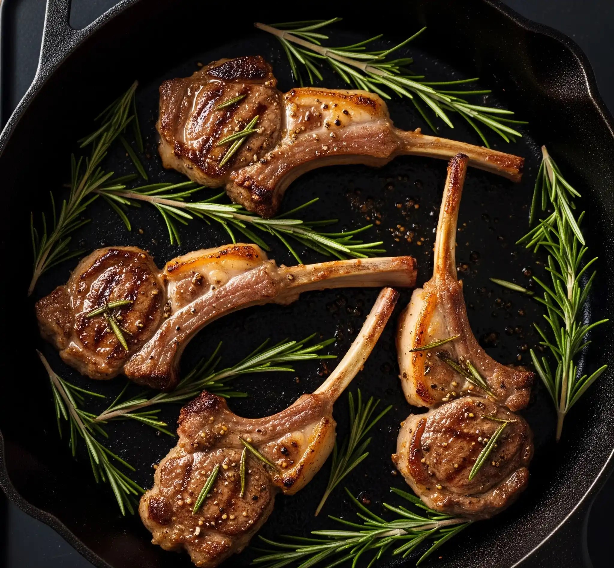 Pan Seared Lamb Chops