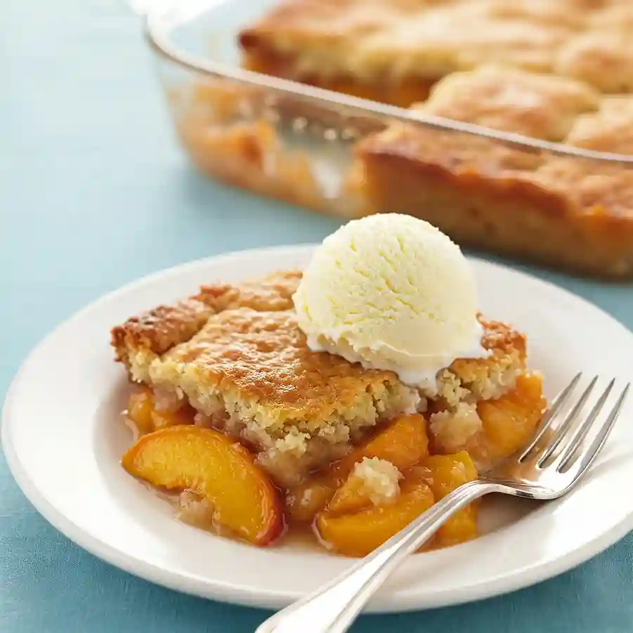 Peach Dump Cake