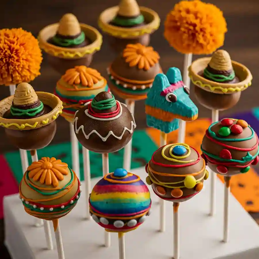 Cinco de Mayo Cake Pops