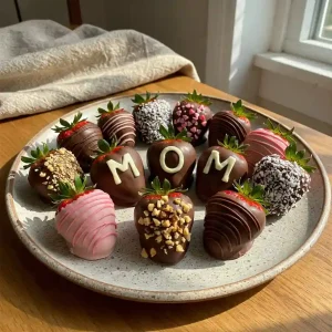 mothers day chocolate covered strawberries