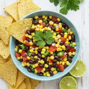 Corn And Black Bean Salsa