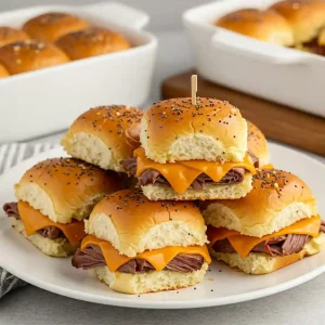 Hawaiian Roll Roast Beef Sliders