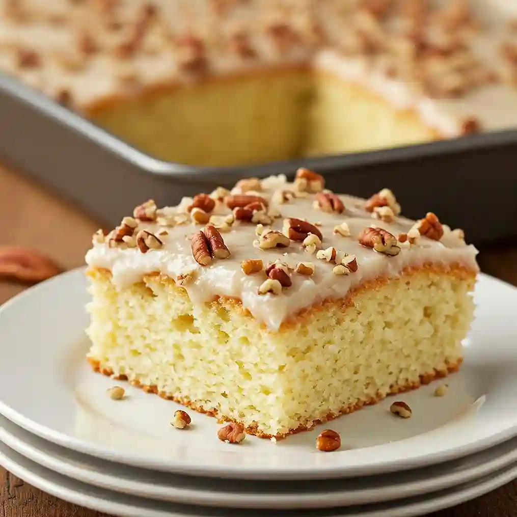 White Texas Sheet Cake