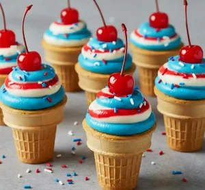 Ice Cream Cone Cupcakes