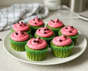watermelon cupcakes