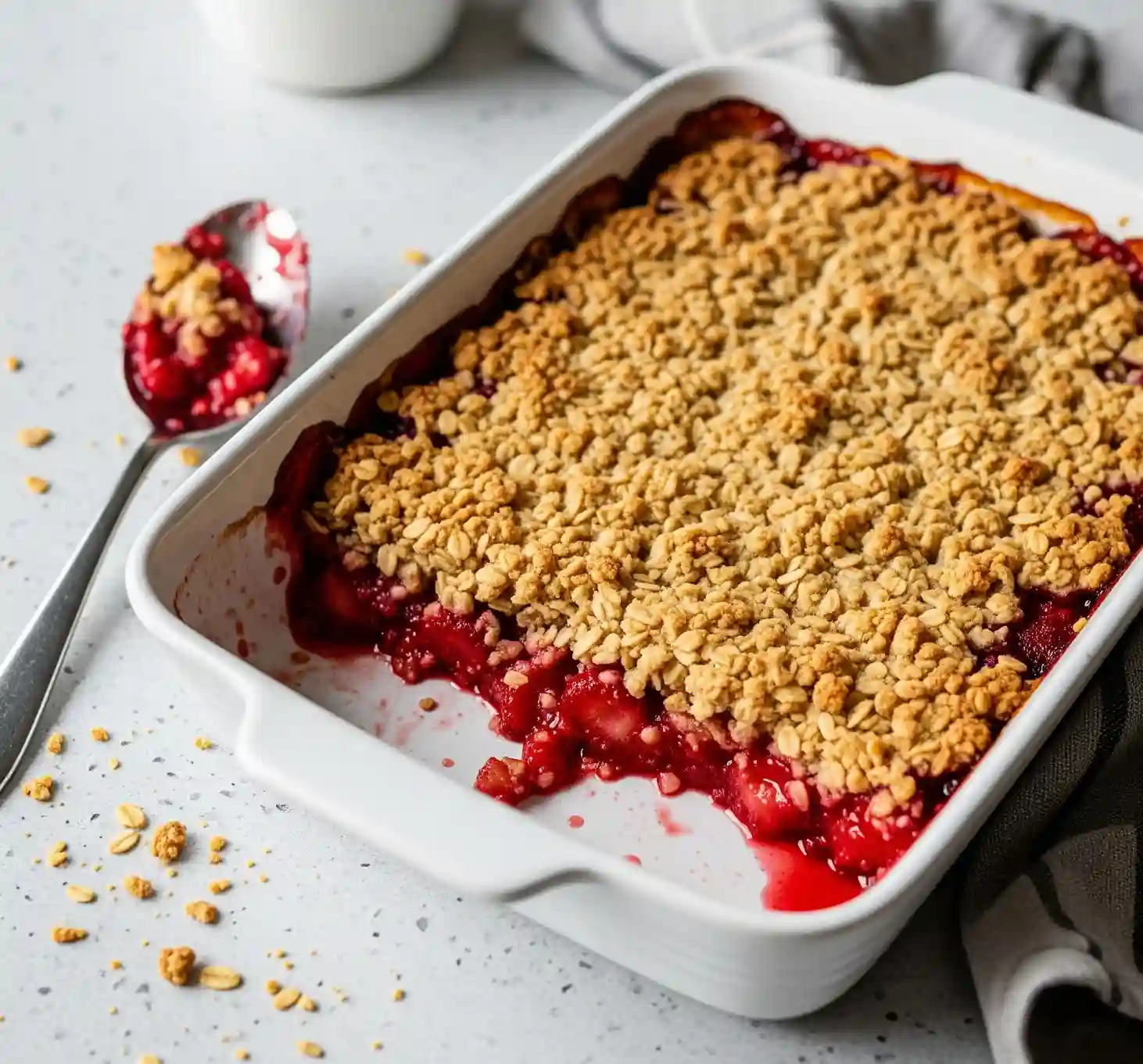 Strawberry Rhubarb Crisp