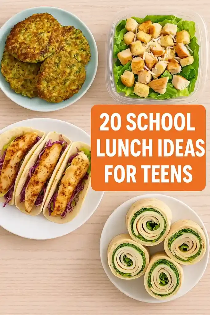School Lunch Ideas For Teens