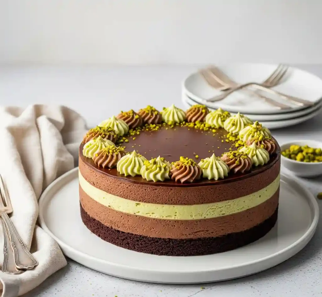 Dubai Chocolate Cake